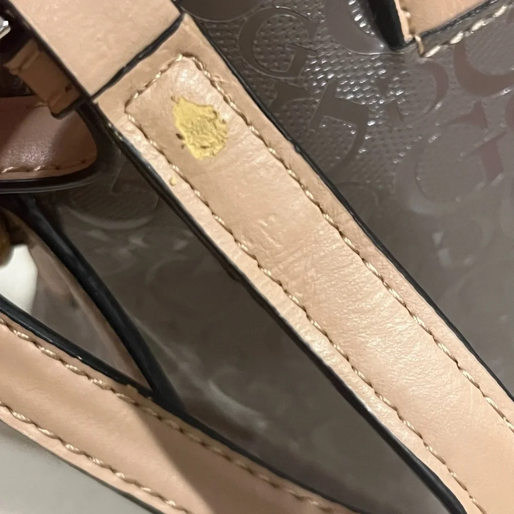Guess monogram bag, taupe